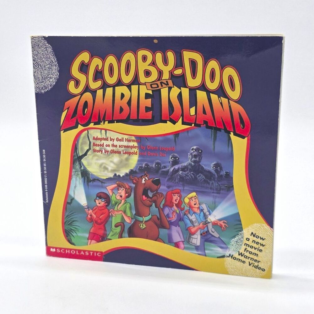 Scholastic Scooby-Doo on Zombie Island by Gail Herman PB Illus 1998